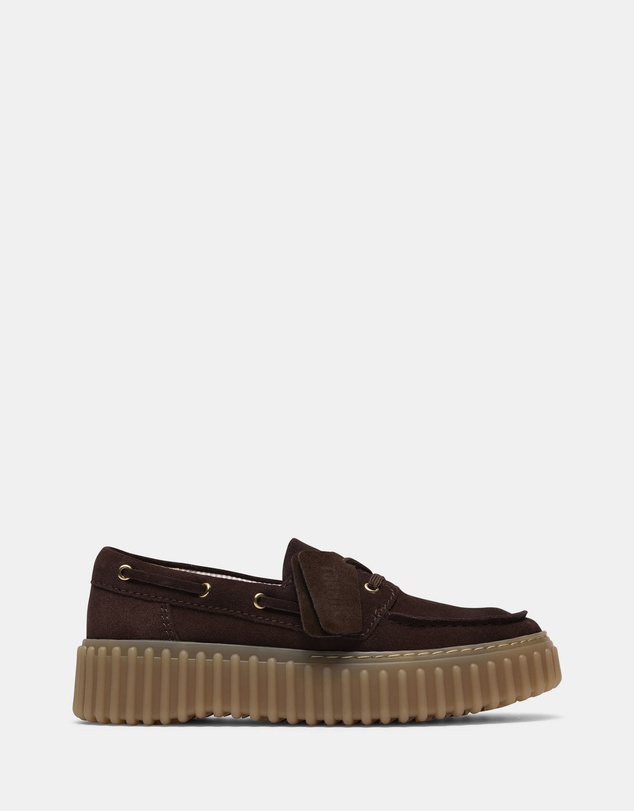 Clarks - Torhill Boat Dark Brown