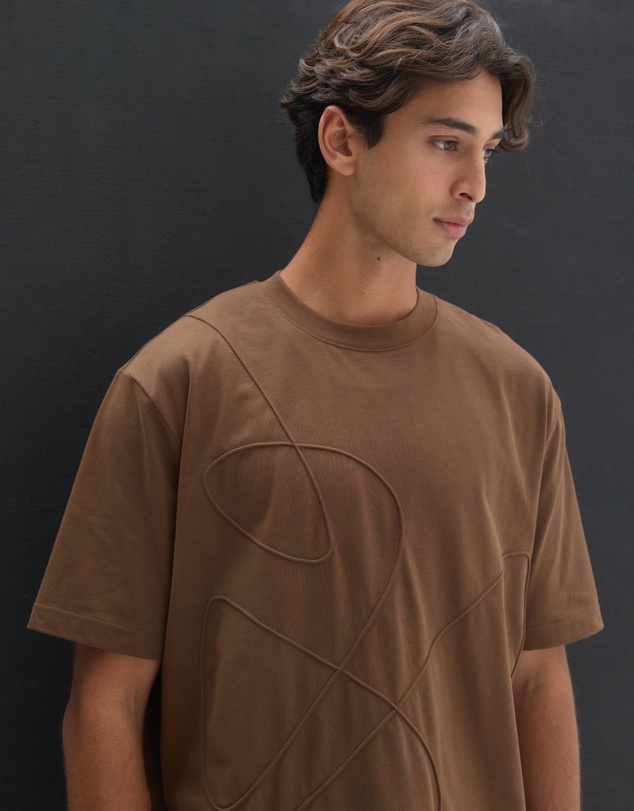 AERE - Cotton Cording Detail Tee