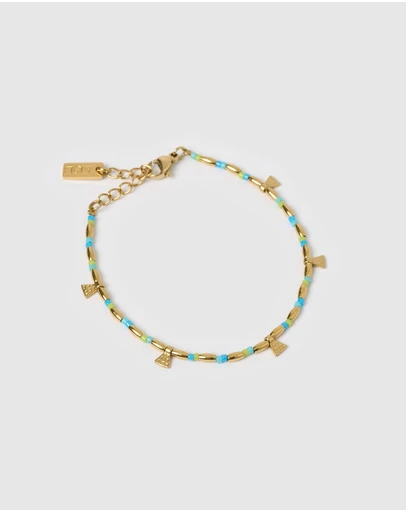 Arms Of Eve - Natalia Gold Bracelet - Ocean
