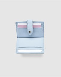 Globite - Leather RFID Card Holder Snap Button