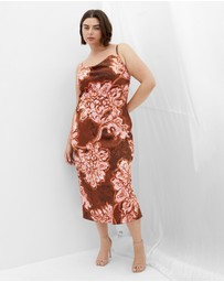 City Chic - Winter Floral Dress