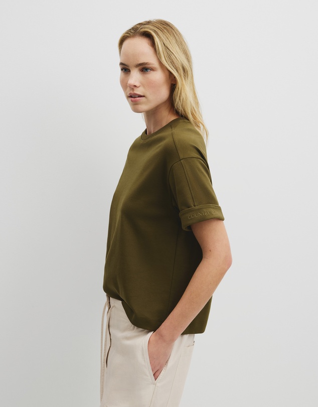 Country Road - Cuff Sleeve T-shirt