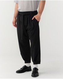Justin Cassin - Homage Belted Tie Joggers