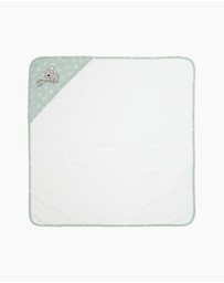 Living Textiles - Organic Hooded Towel - Australiana