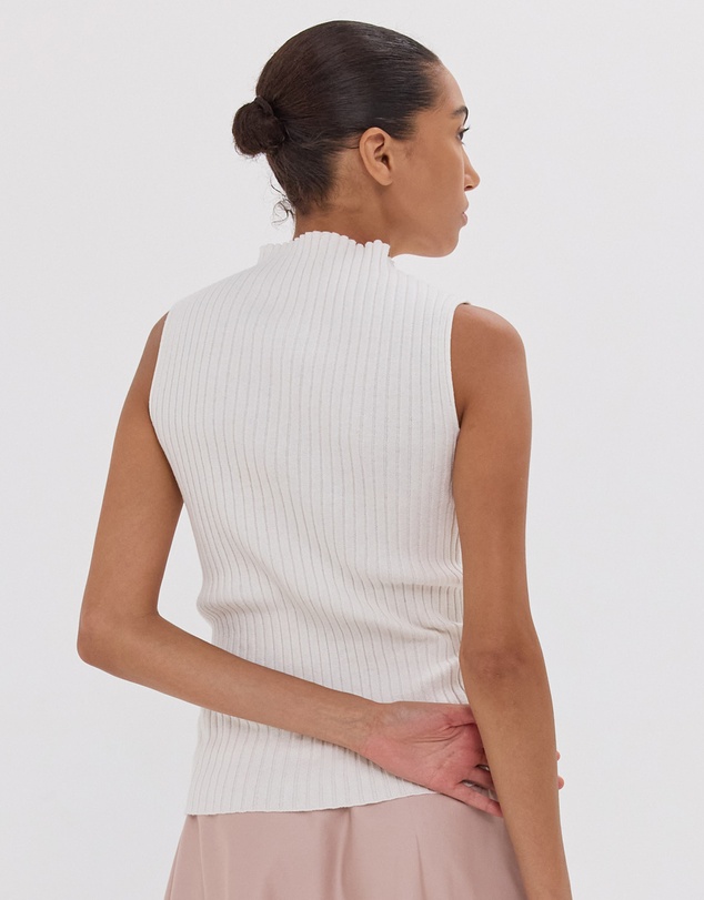 Cloth & Co. - The Rib Funnel Neck Tank