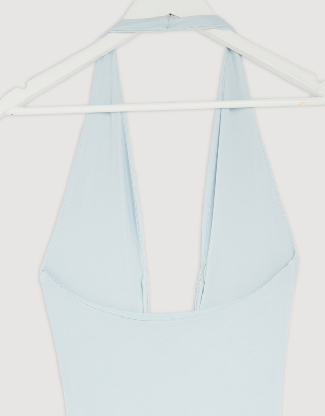Revibe - Repaired MISHA Jennifer Cupro Maxi Dress - AU 8