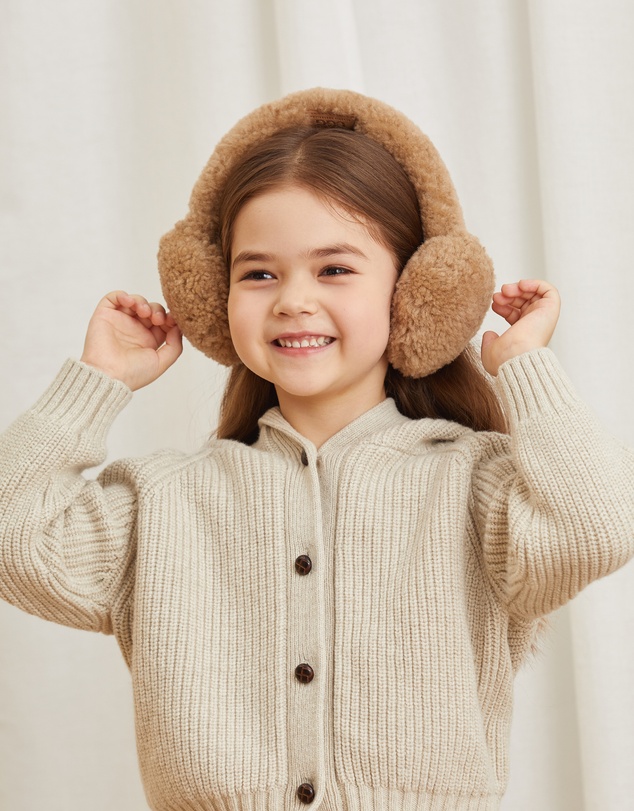 Ozwear Connection Uggs - Ugg Kids Curly Sheepskin Earmuff