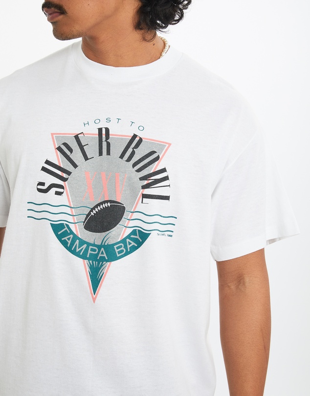 Vintage by The Real Deal - Pre Loved - 1988 Tampa Bay Super Bowl Tee