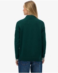Superdry - Slouchy Knitted Half Zip