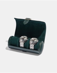Wolf - Wolf British Racing Green Triple Watch Roll