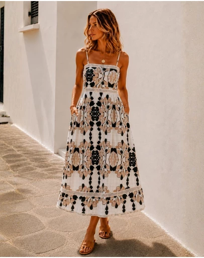 Esther & Co - Lunette Dress - Moonlit Floral
