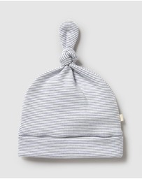 Wilson & Frenchy - Organic Stripe Rib Knot Hat - Babies