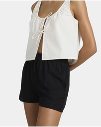 RVCA - Womens Raya Elastic Waist Shorts