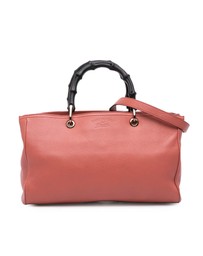 Pre-Loved by Azura Reborn - Pre-Loved Medium Calfskin Bamboo Shopper Satchel