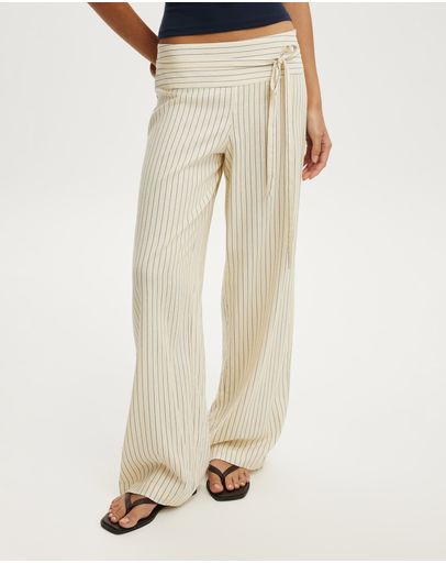 VANILLA GLOW PINSTRIPE