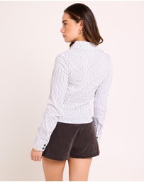 Insight - Ashlyn Striped Long Sleeve Shirt