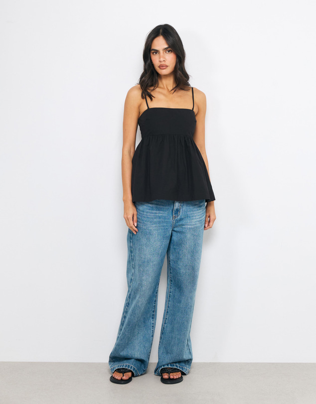 AERE - Sofia Removable Strap Bandeau Top
