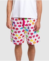 Sant And Abel - Men's Drawbertson Drippy Lips Sleep Shorts