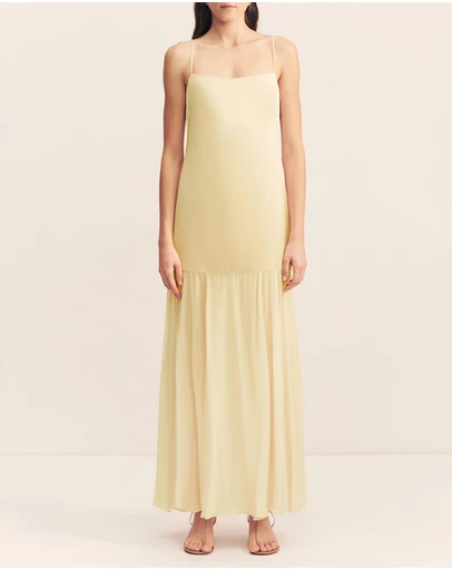 Shona Joy - Moraya Dropped Waist Maxi Dress