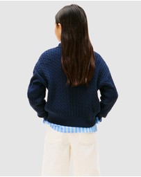 Tommy Hilfiger - Relaxed Cable Knit Jumper - Teens