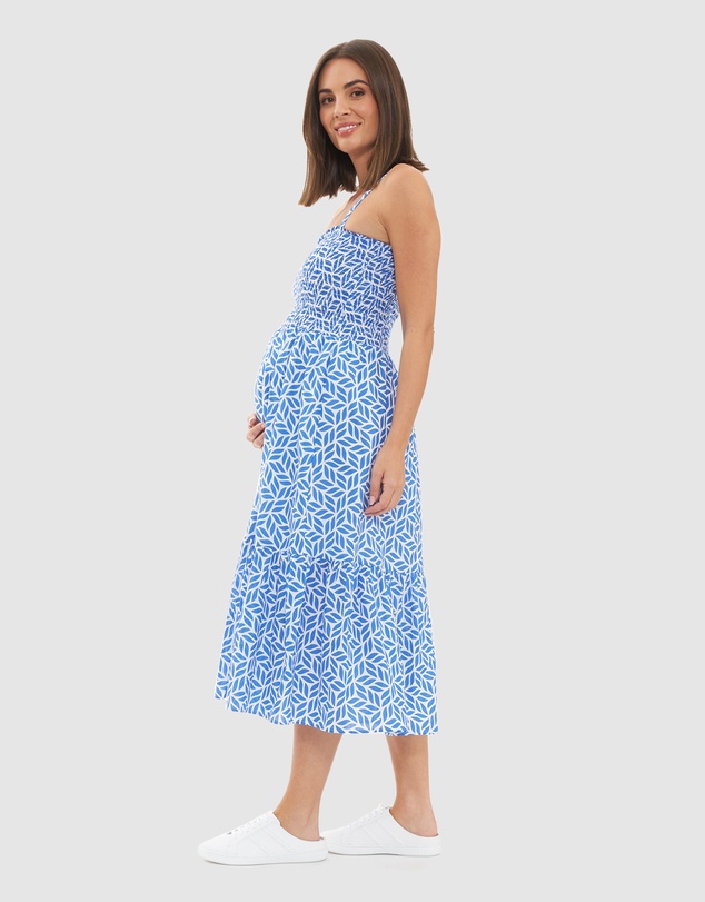 Ripe Maternity - Capri Shirred Dress