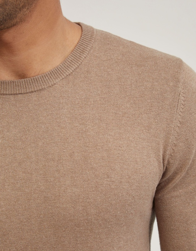 Oxford - Basic Crew Neck Cashmere Blend Top