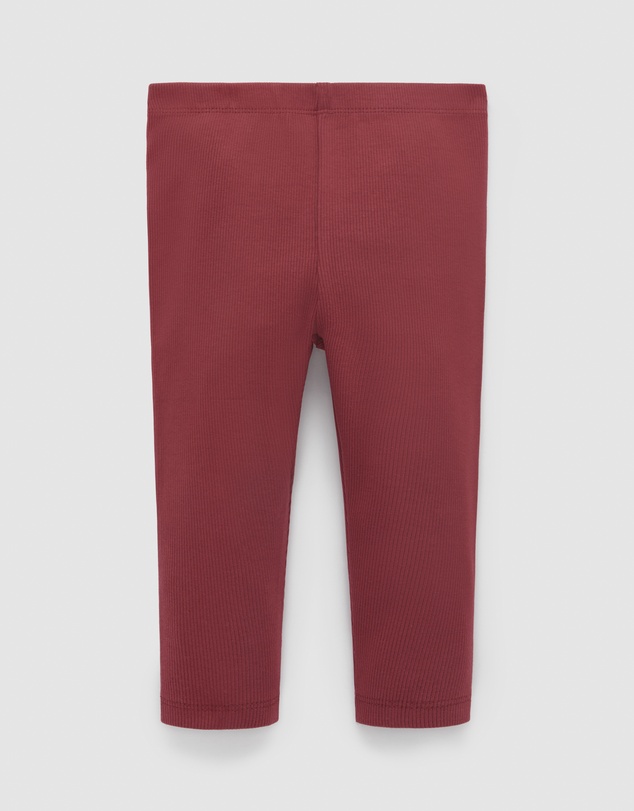 Purebaby - Thick Rib Leggings -Kids-Babies