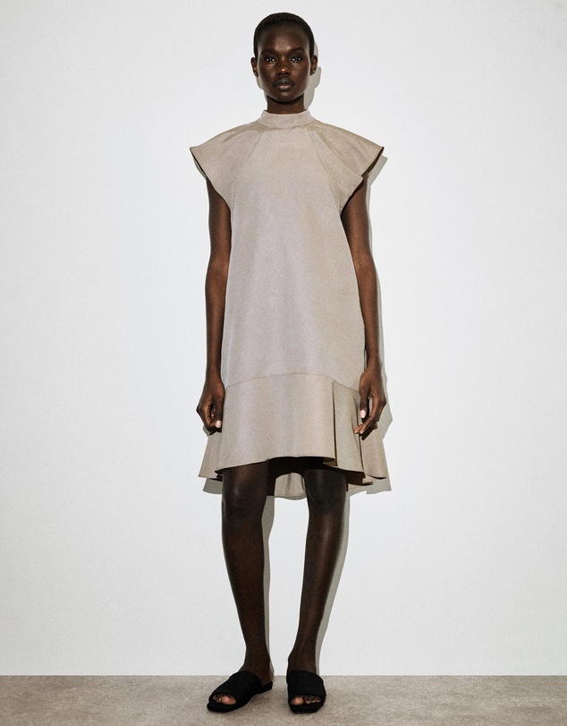 COS - Sculpted High-Neck Dress