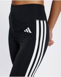adidas Performance - Optime Essentials Workout 3-Stripes Flared Leggings