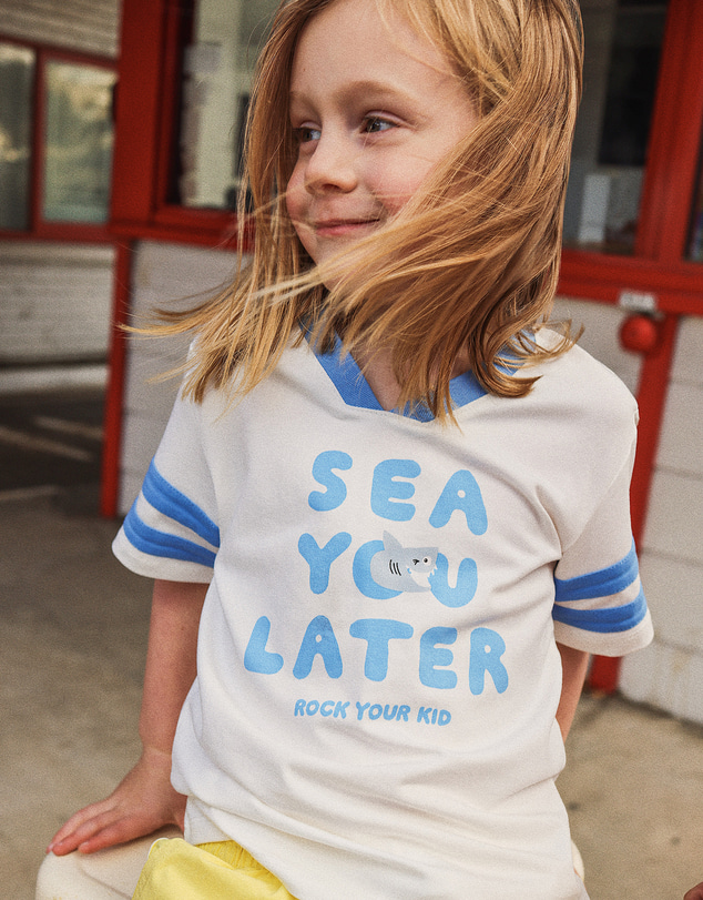 Rock Your Kid - Donnie Tee in Coastal Blue