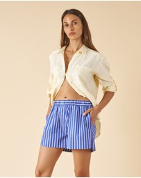 CAMIXA - Shoshana Striped Shorts