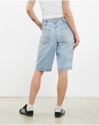 Vintage by The Real Deal - Pre Loved - Vintage Urban Pipeline Denim Carpenter Shorts