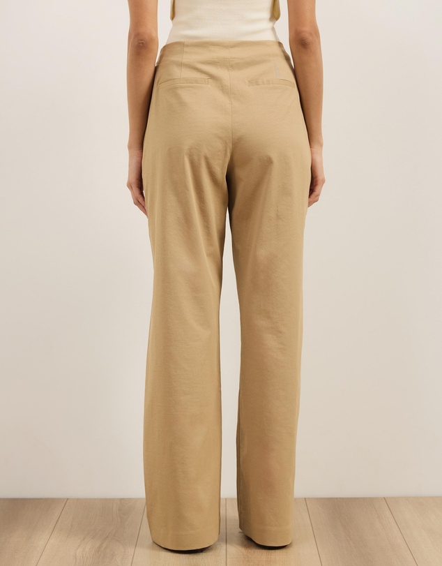 Atmos&Here - Olivia Pleated Wide Leg Tailored Pants