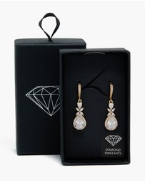 Lovisa - Gold Cubic Zirconia Pear Drop Earrings