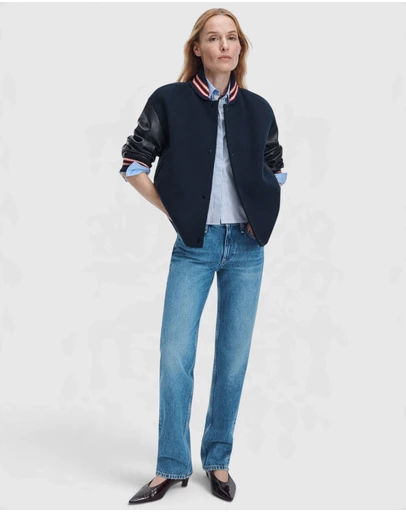 rag & bone - Harlow Low Rise Full Slim Straight Jeans