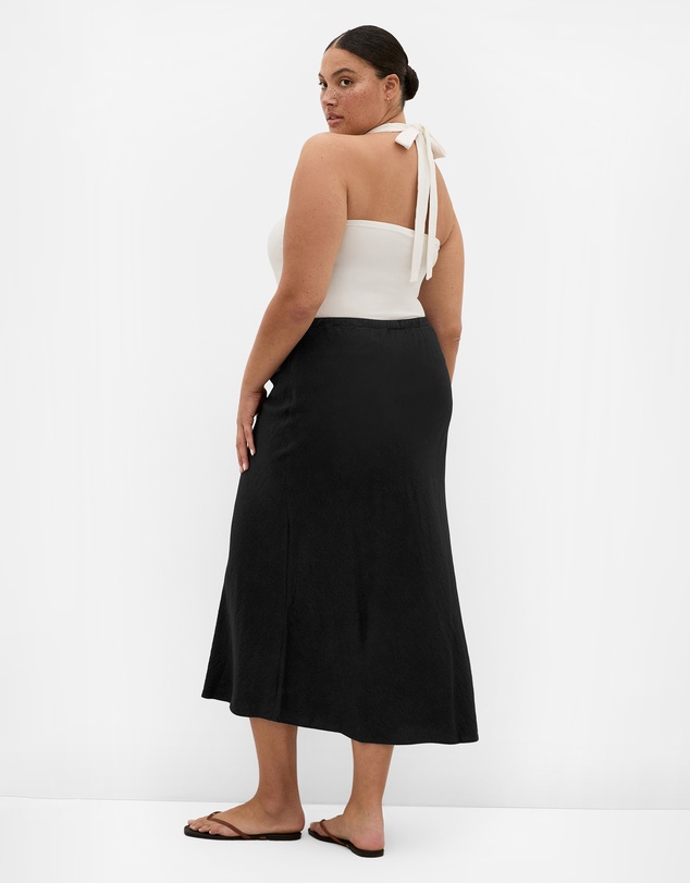 City Chic - Plus size Alexi Maxi Skirt - black