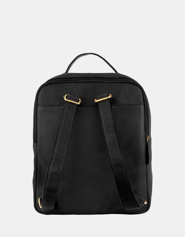 Pierre Cardin - Pierre Cardin Rustic Leather Business Backpack/Computer Bag