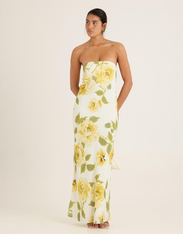 Peony - Draped Maxi Dress