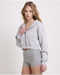 Subtitled - Country Club Cropped Zip Hoodie