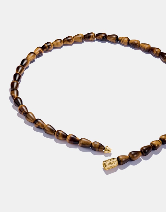 THOMAS SABO - THOMAS SABO Elyndra Necklace with Tiger's Eye Beads