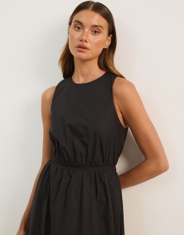 Atmos&Here - Isobel Cotton Poplin Midi Dress