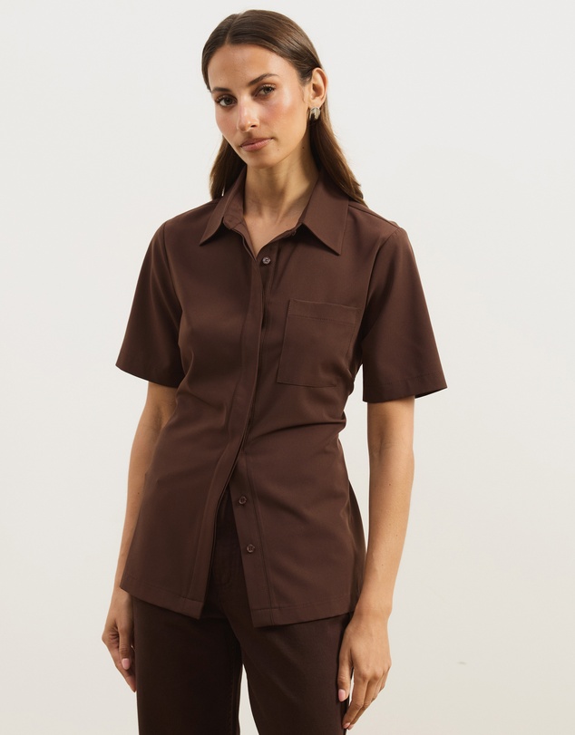 Atmos&Here - Aveline Tie Back Shirt