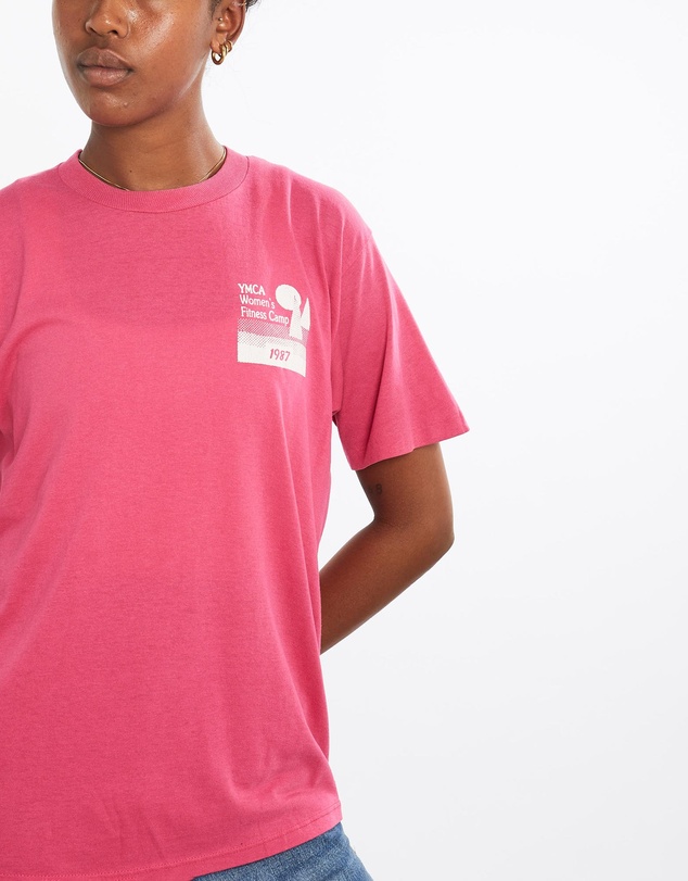 Vintage by The Real Deal - Pre Loved - Vintage 1987 YMCA Women's Fitness Camp Tee