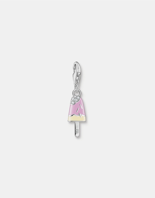 THOMAS SABO - Charm Pendant Popsicle with White Stones Silver