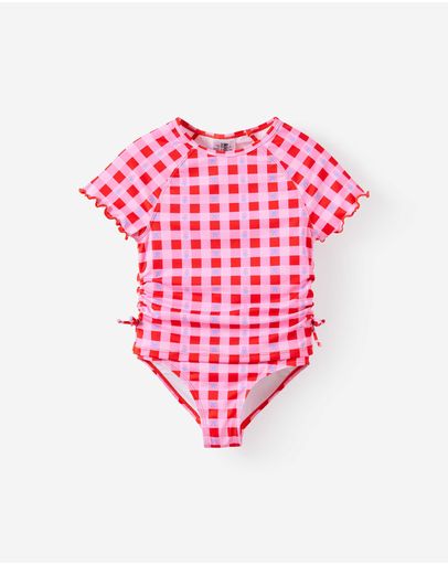POP REDFLORAL GINGHAM
