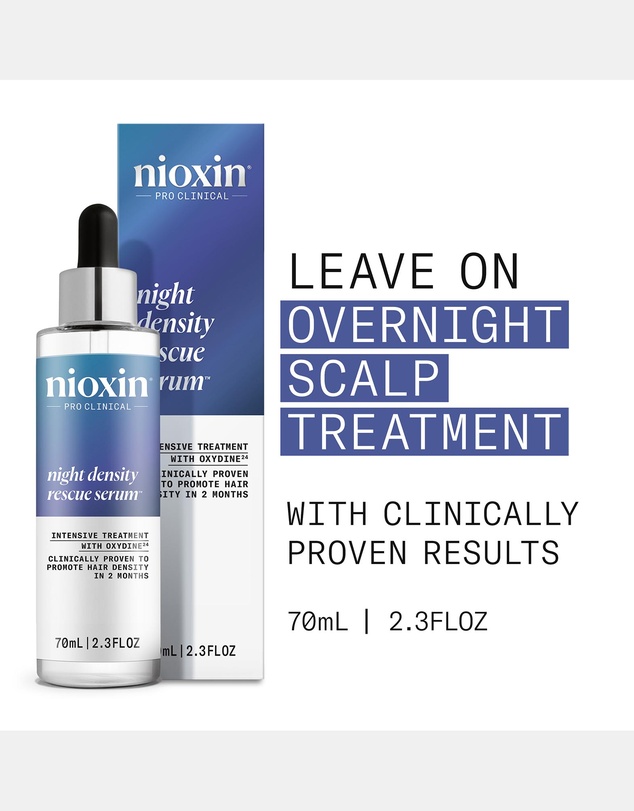 Nioxin - Nioxin Night Density Rescue Serum - Overnight Hair Thickening Serum, 70ml