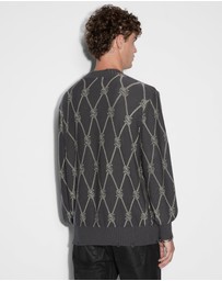 Ksubi - Diamond Dollar Knit Crew Grey