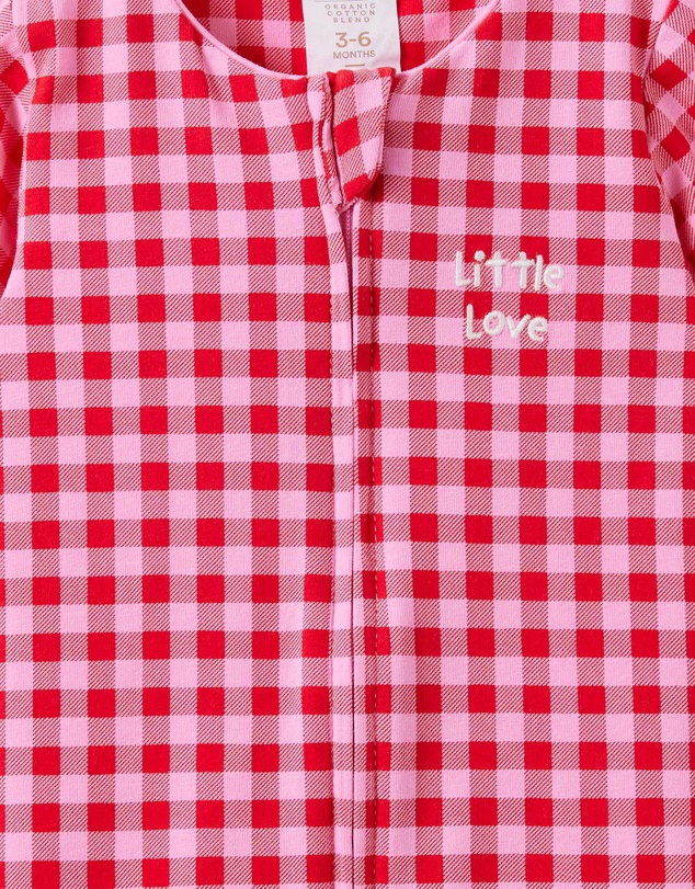 Cotton On Kids - Growie Short Sleeve Zip Romper