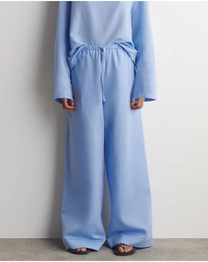 COS - Wide-Leg Linen Drawstring Trousers