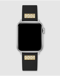 GUESS - Guess Apple Band - Frontier Black & Gold Silicone Stones 38/40/41mm
